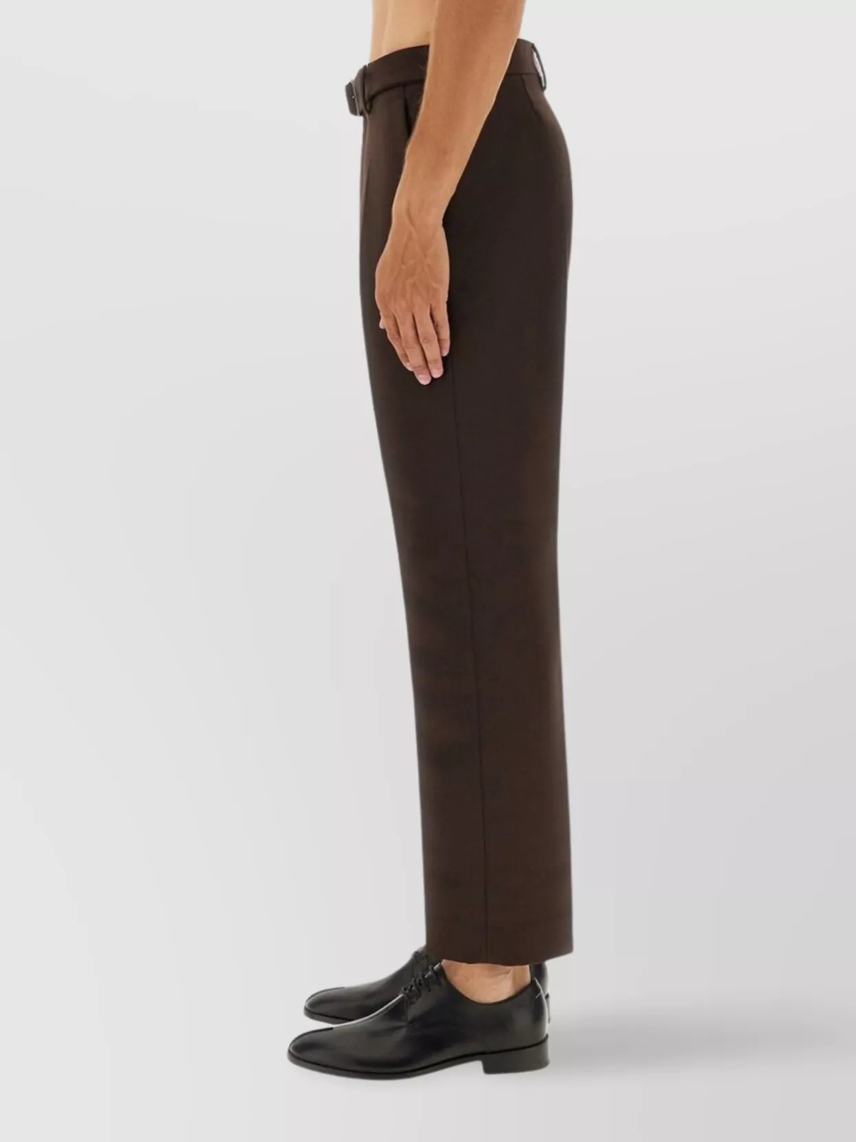 Mm6 Maison Margiela Slim Cropped Trousers Pockets