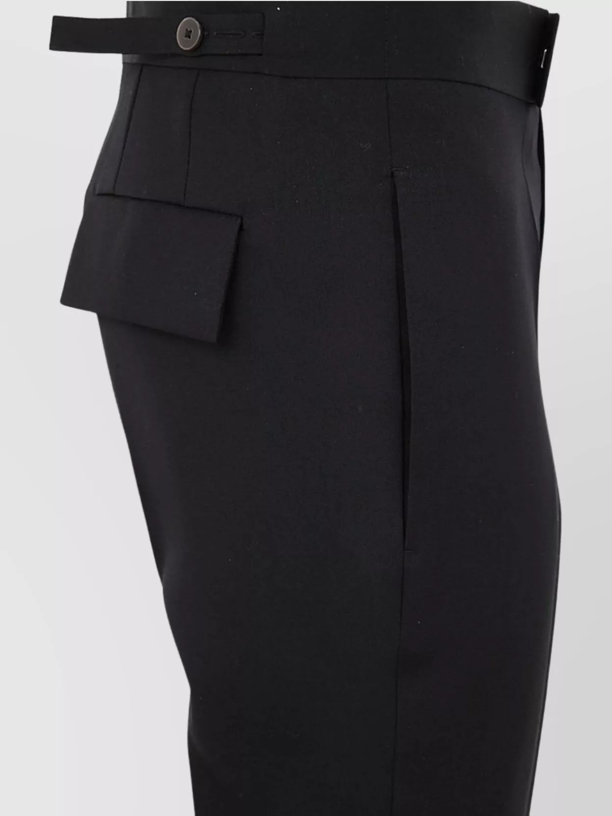 Sapio Straight Leg Trousers Cuffed Hem