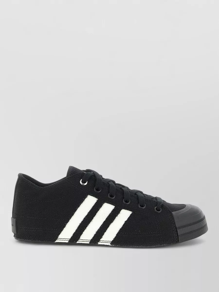 Y-3 Logo-Print Lace-Up Sneakers
