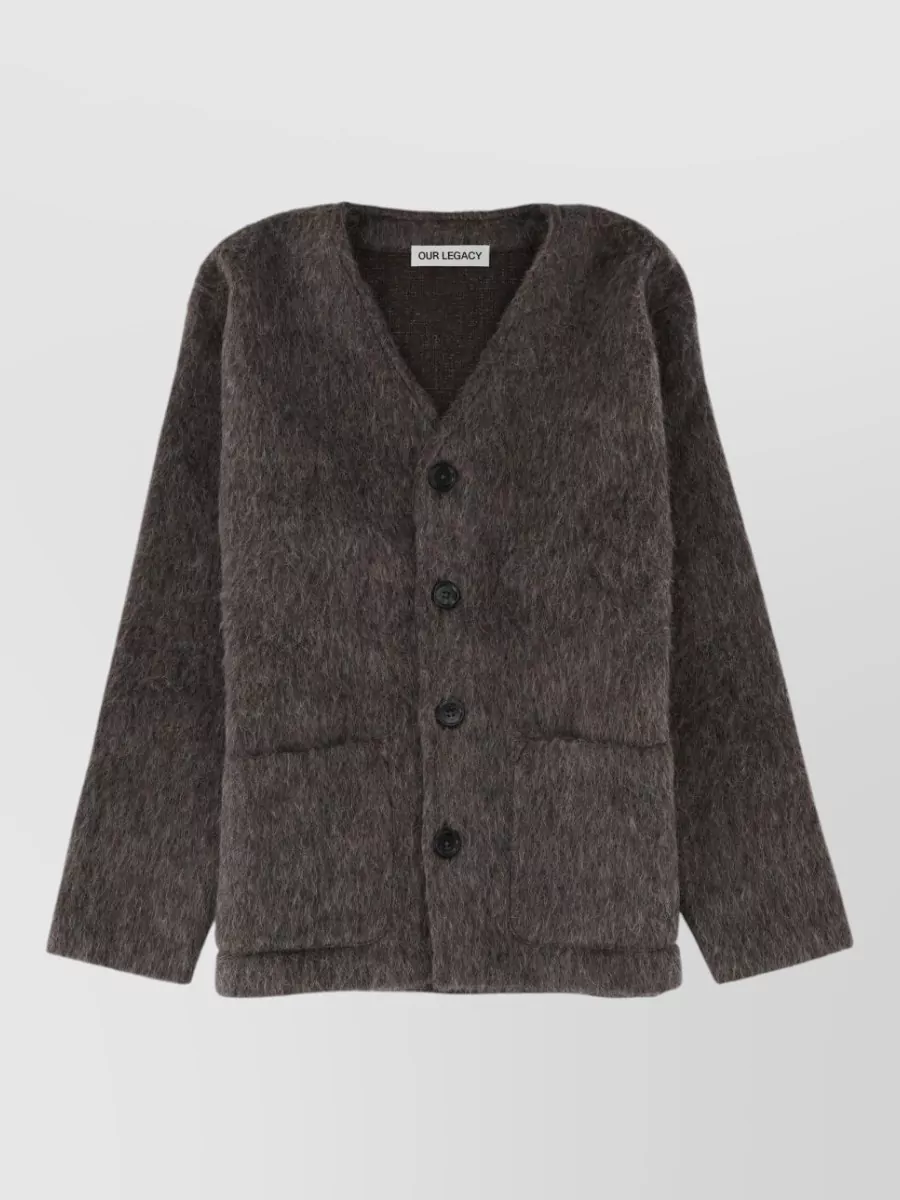 Our Legacy oversized long-sleeve cardigan