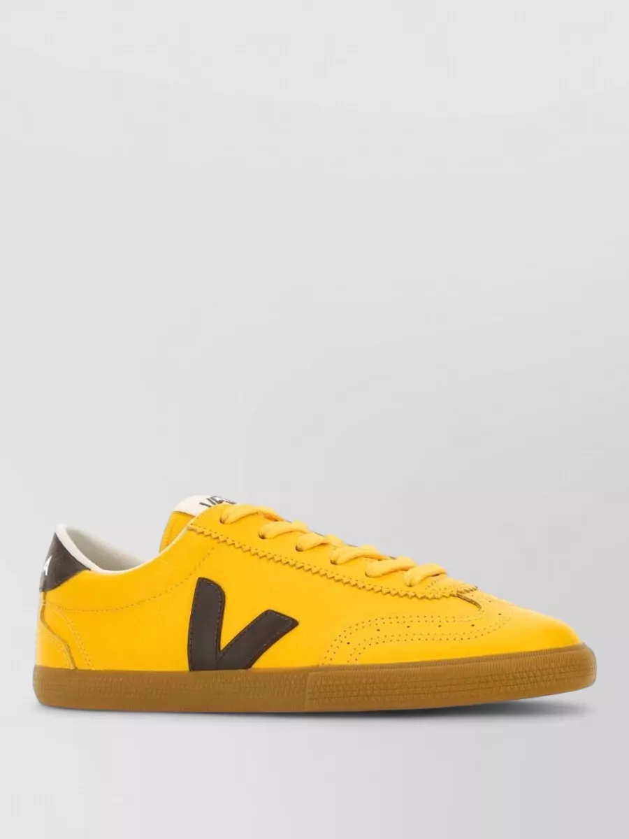 Veja leather lace-up sneakers