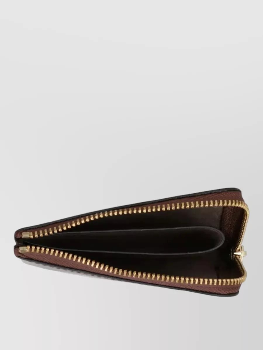 Comme Des Garçons Leather Wallet Compact Smooth Finish