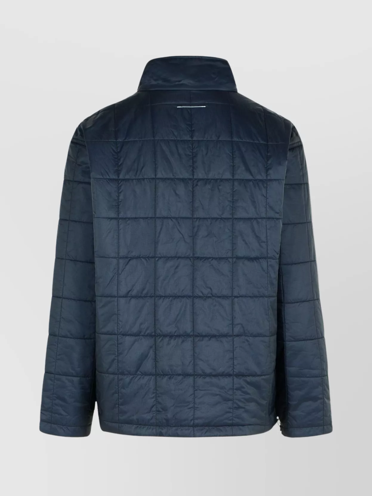Mm6 Maison Margiela Salomon Collaboration High Collar Quilted Jacket In Blue