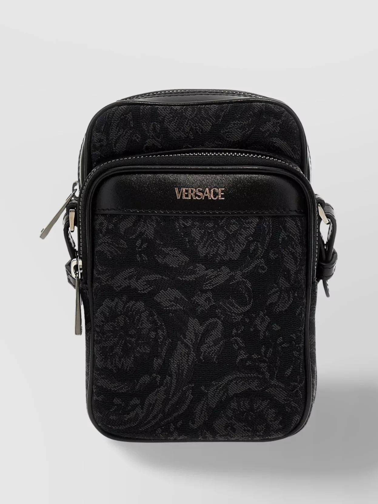 Shop Versace 'baroque Athena' Crossbody Bag