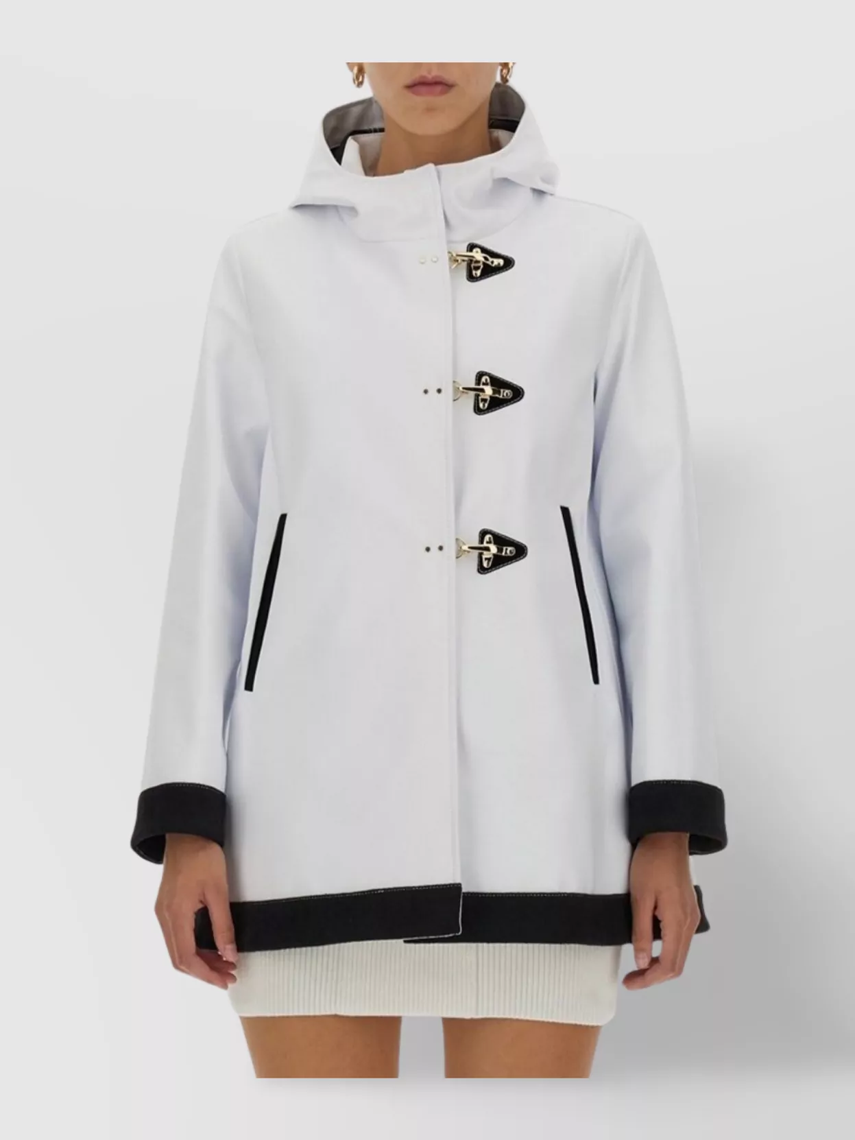 Fay Parka Three-hook Front Pockets In Gray