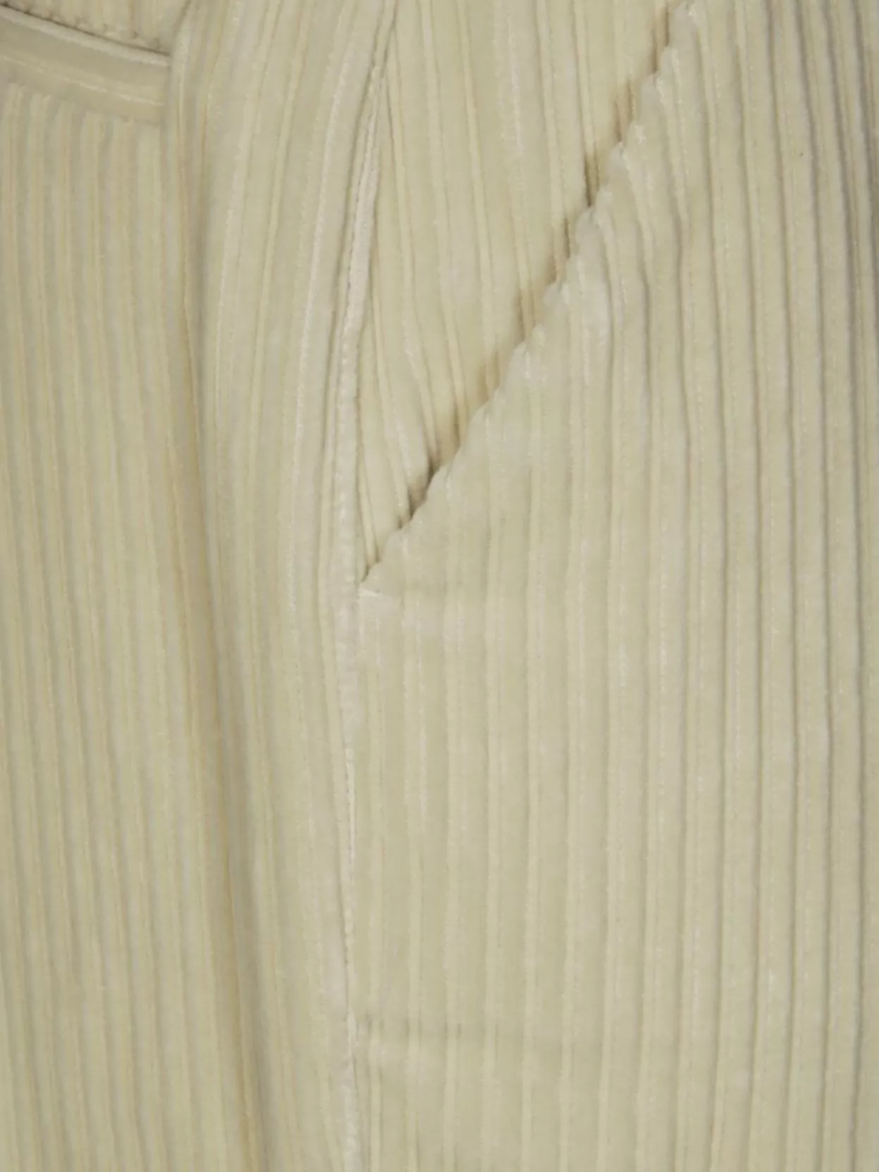 Parosh Striped Velvet Straight Trousers Pockets