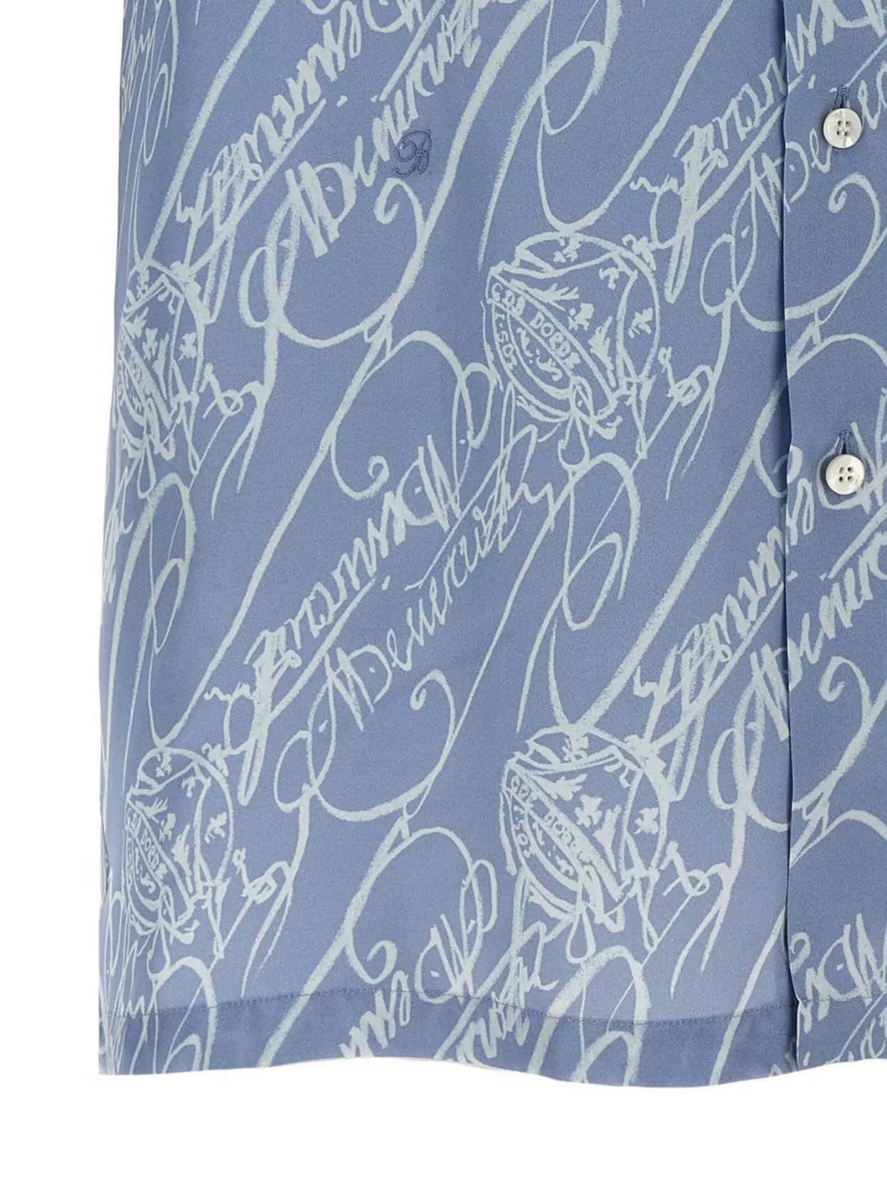 Berluti 'Scritto Short Sleeves All-Over Print Shirt'