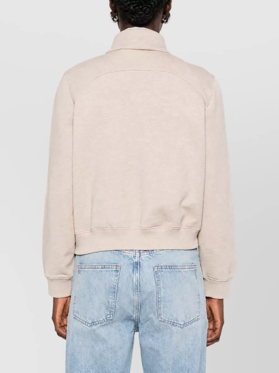 Maison Kitsuné Organic Cotton Polo Sweatshirt