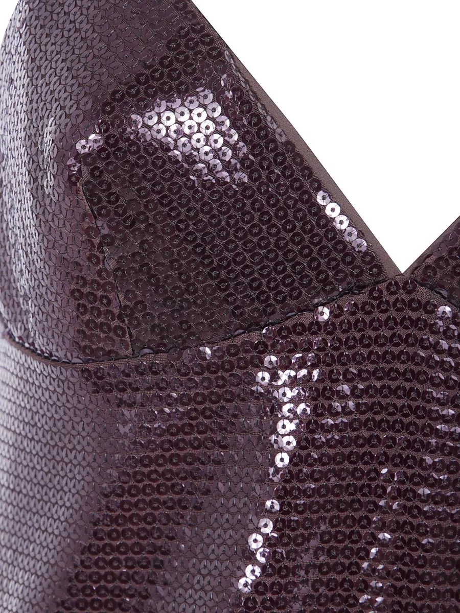Alberta Ferretti Sequined Jersey Top