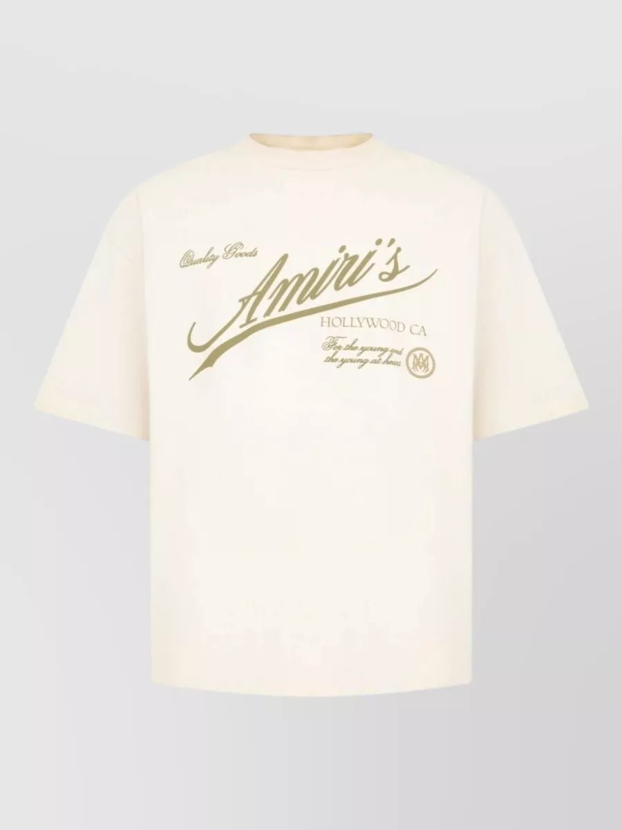 Amiri Cotton oversized printed t-shirt