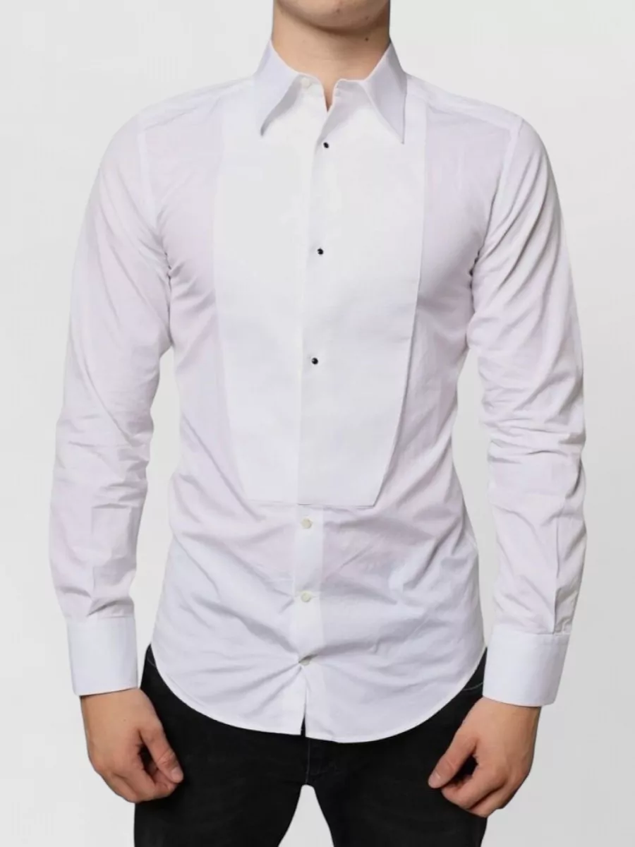Dolce&Gabbana cotton poplin formal dress shirt