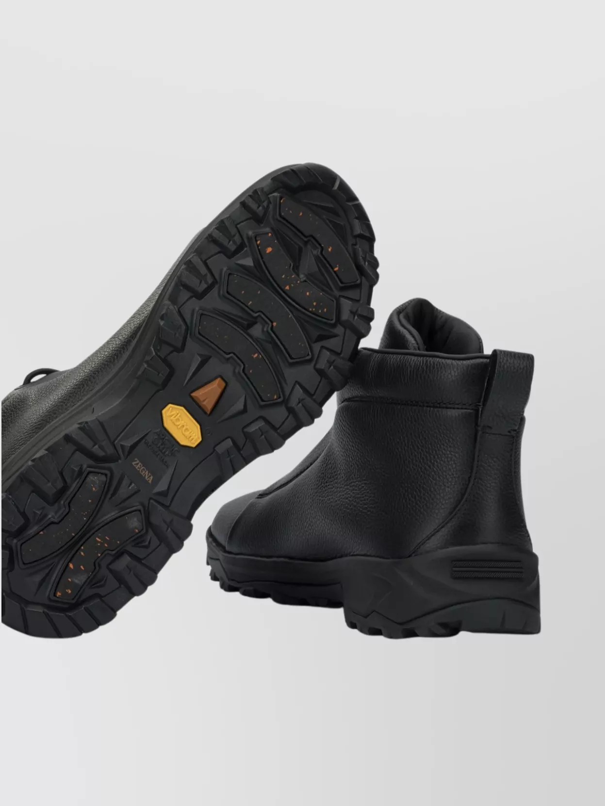 Zegna Stylish Ankle Height Boots With Pull Tab