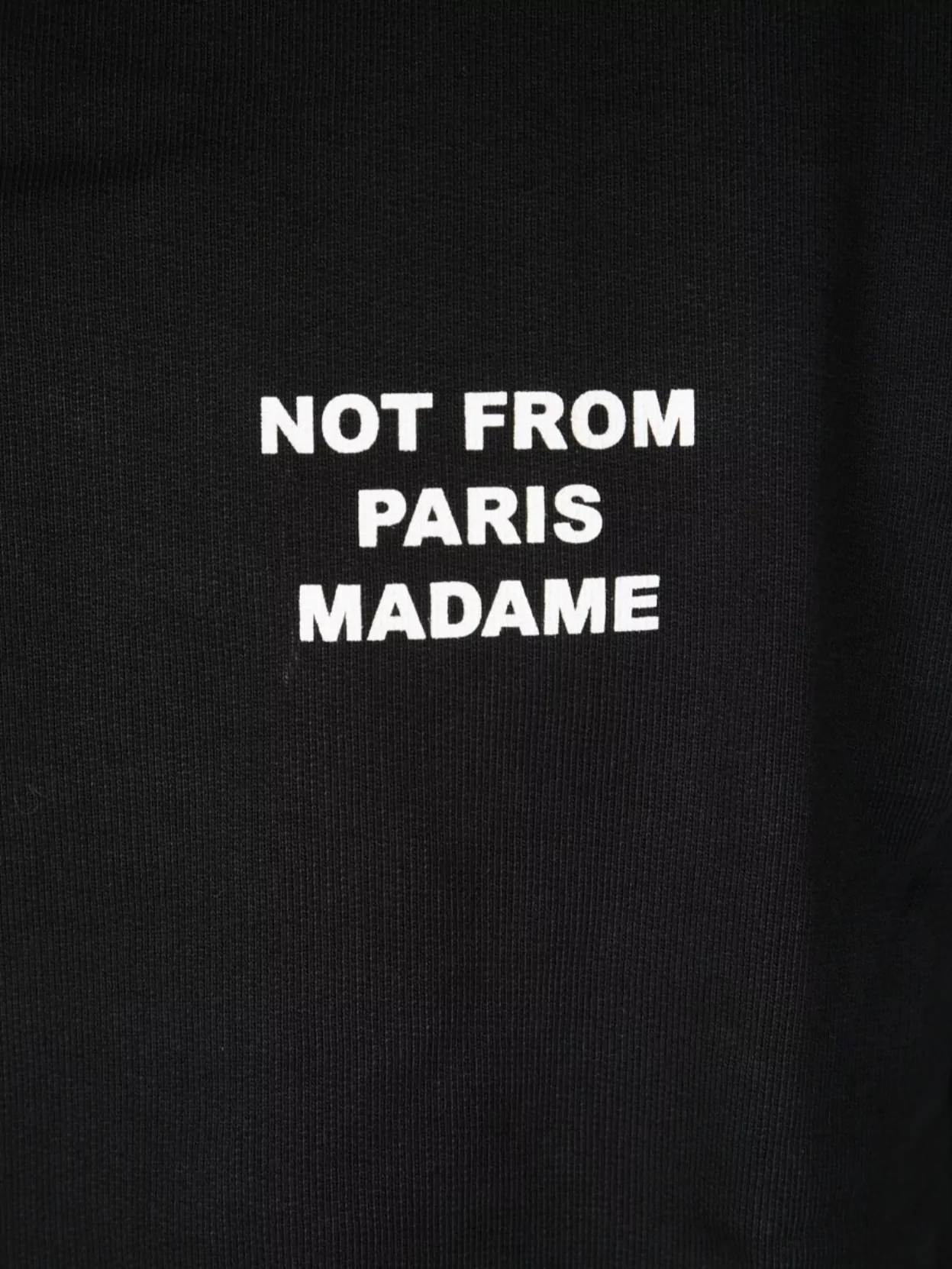 Drôle De Monsieur Slogan Crew Neck Sweater