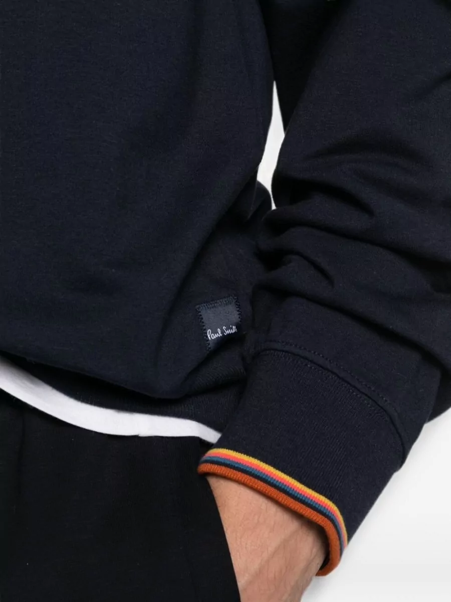 Paul Smith Cotton Crew Neck Raglan Sweatshirt
