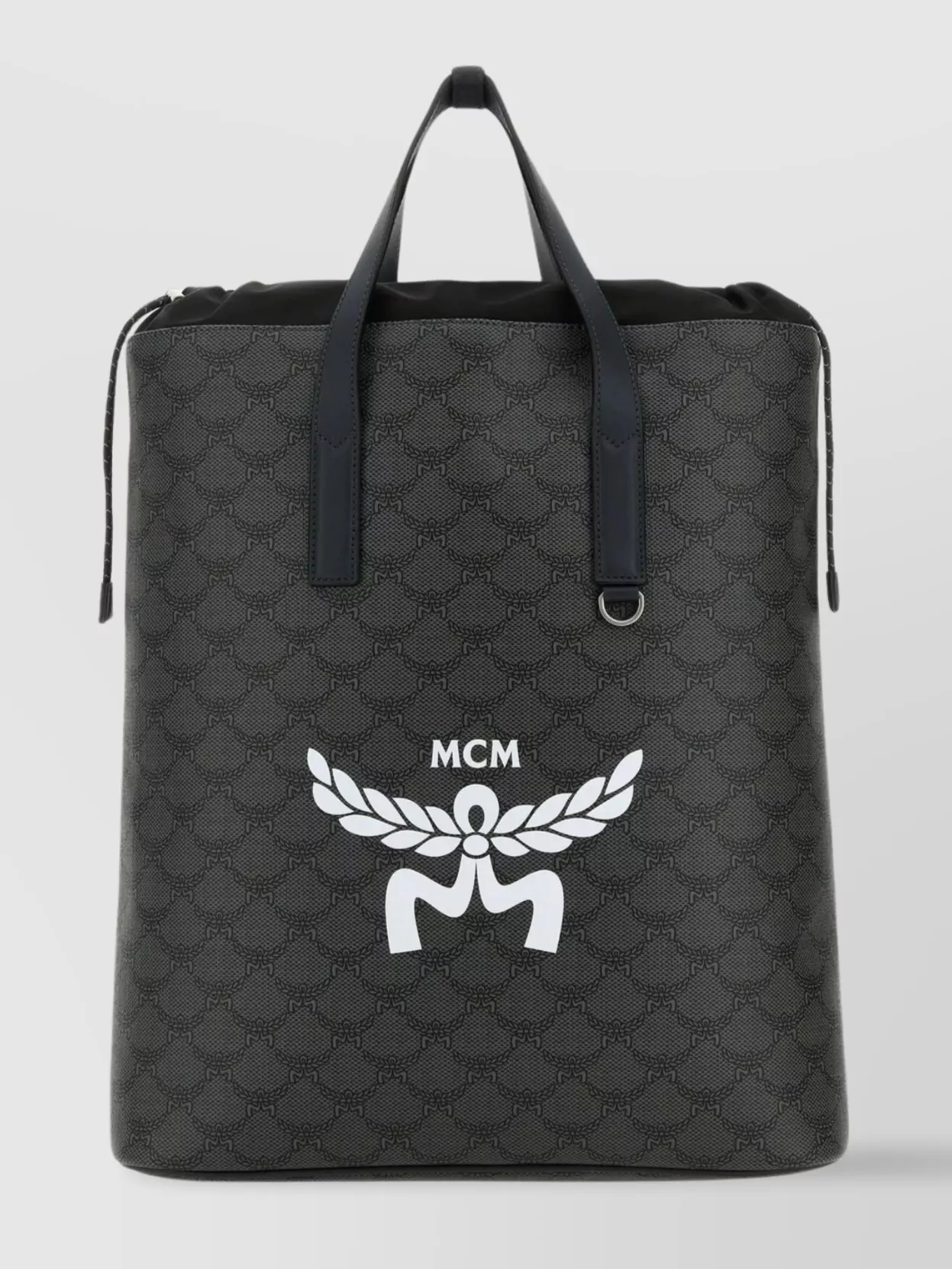 Shop Mcm Adjustable Straps In Black