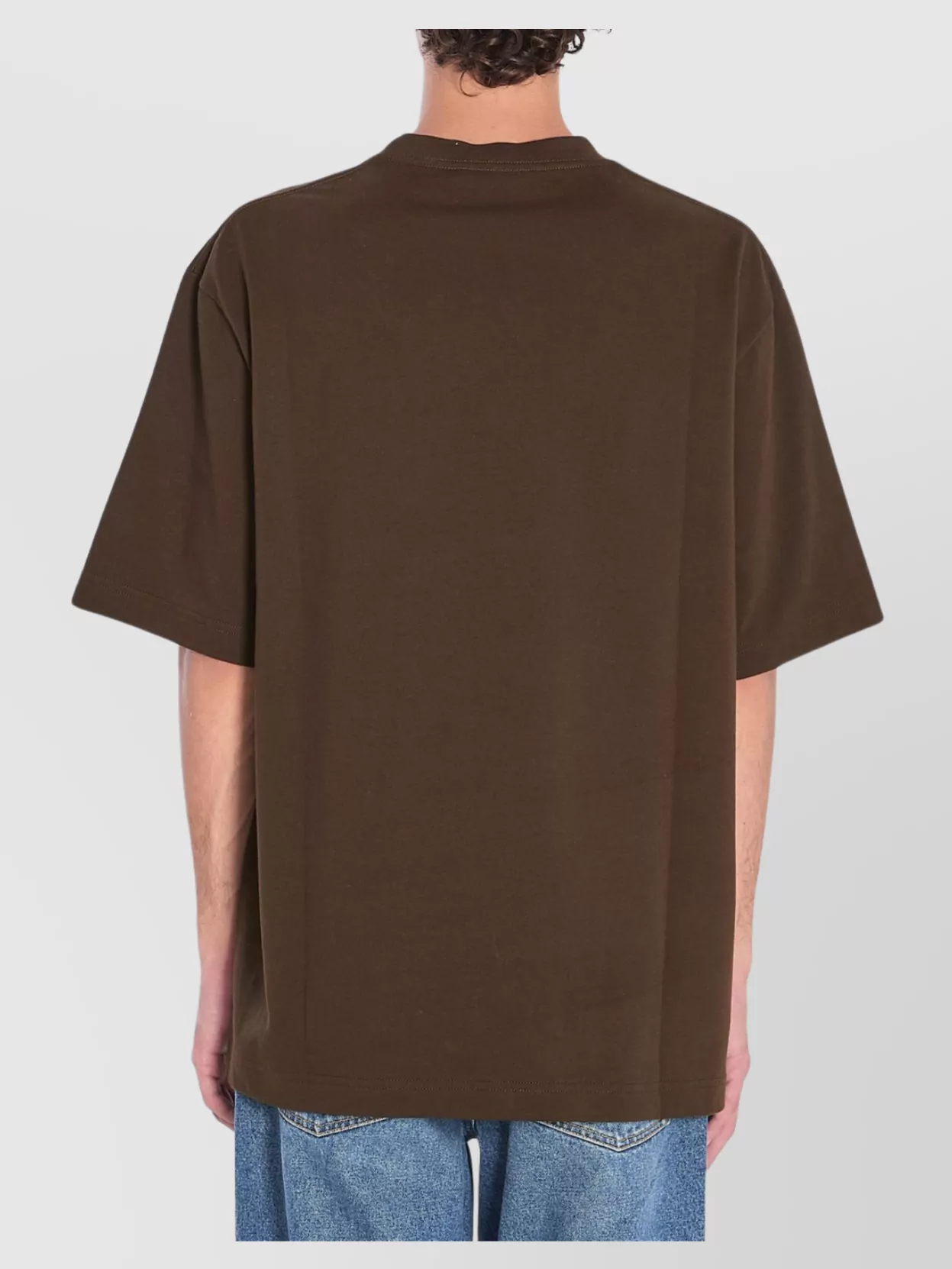 Gucci Oversized Cotton Jersey T-Shirt With Web Print