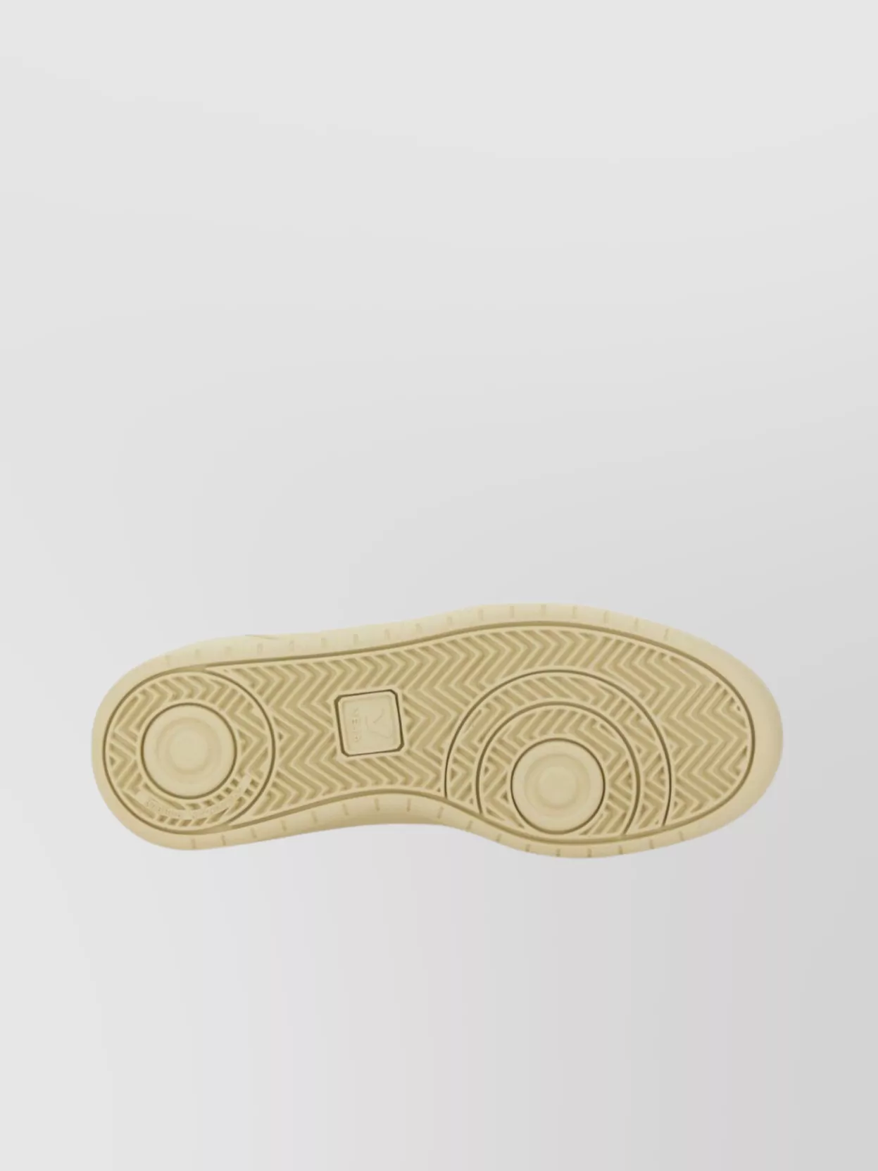 Veja V-12 Rubber Sole Sneakers With Contrast Heel Tab