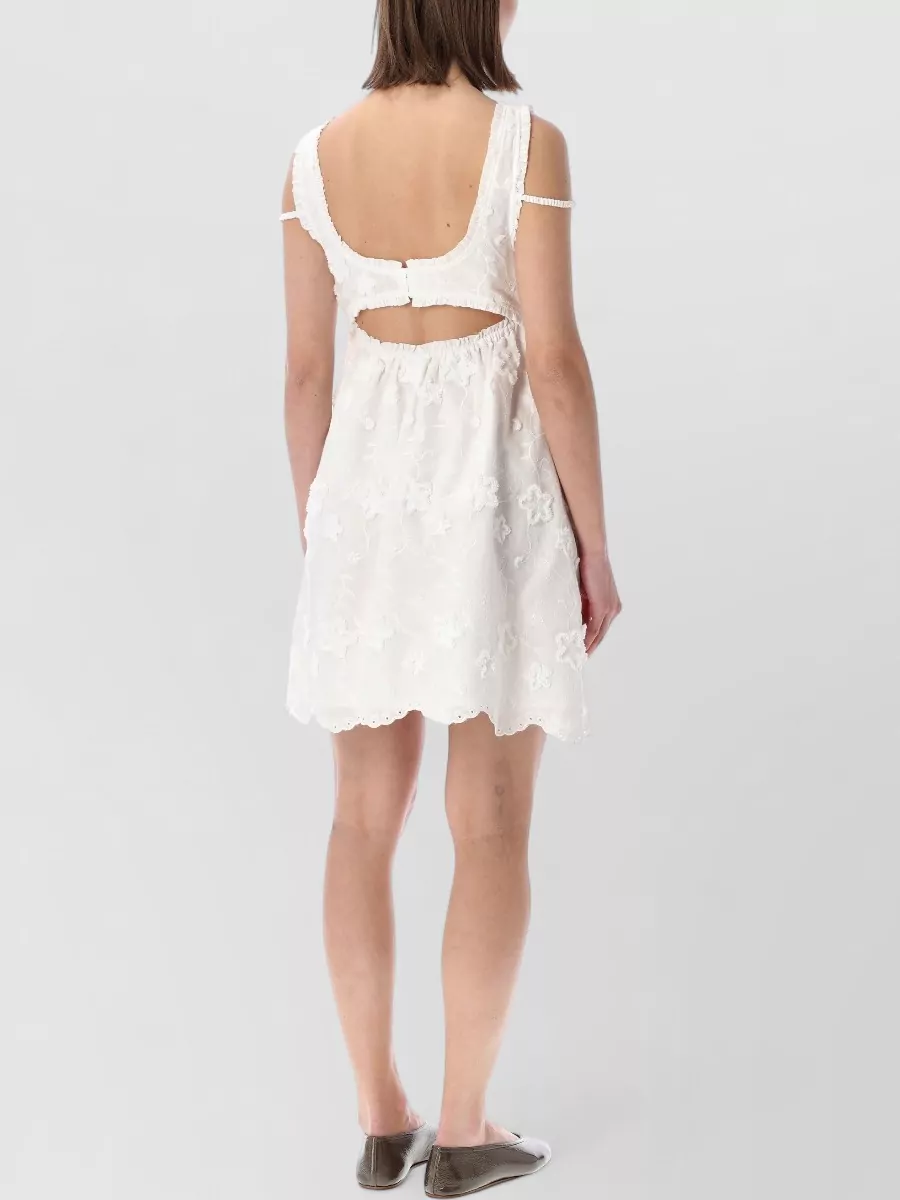 The Garment Embroidered Mini Dress
