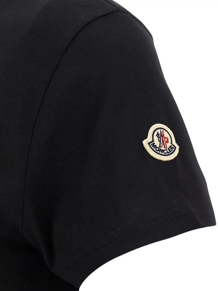 Moncler Cotton Crew Neck Short Sleeve T-Shirt