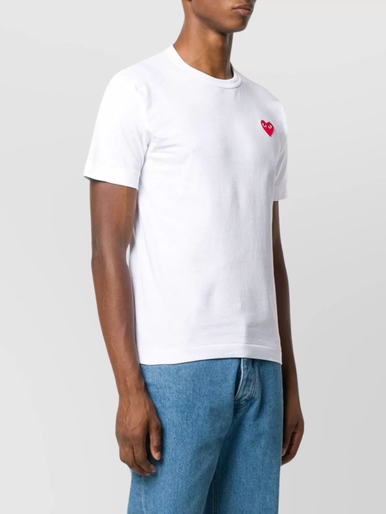 Comme Des Garçons Cotton Slim-Fit Logo-Patch T-Shirt
