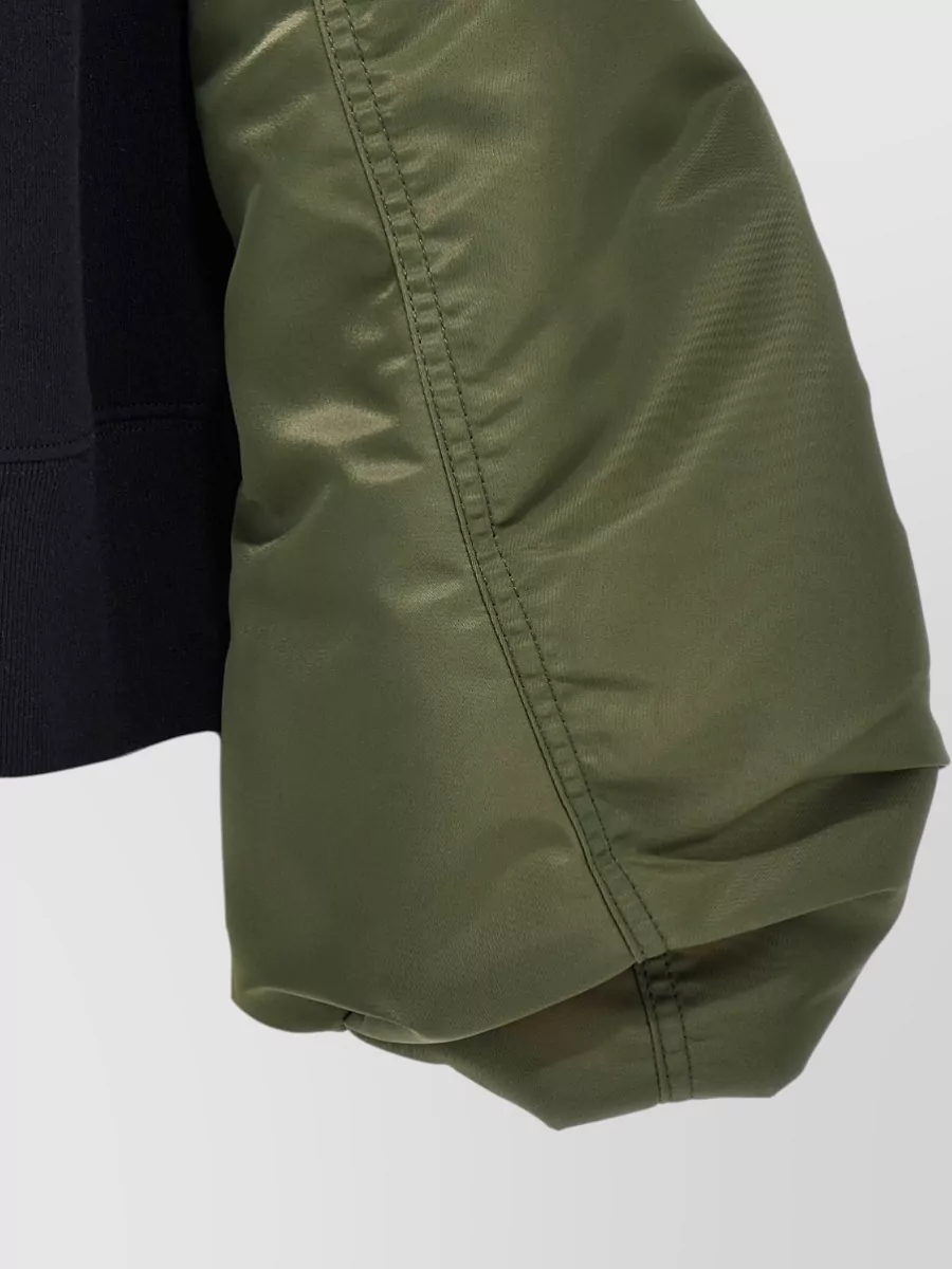 Sacai Cotton Blend Hooded Jacket