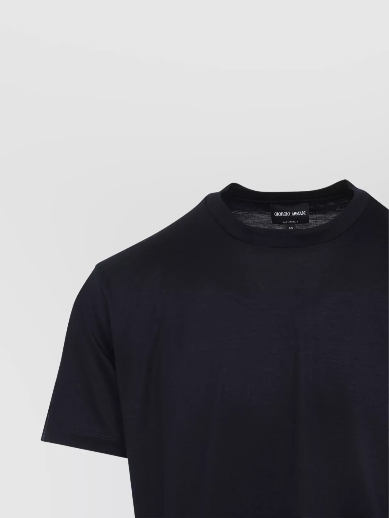 Giorgio Armani Silk T-Shirt Crew Neck