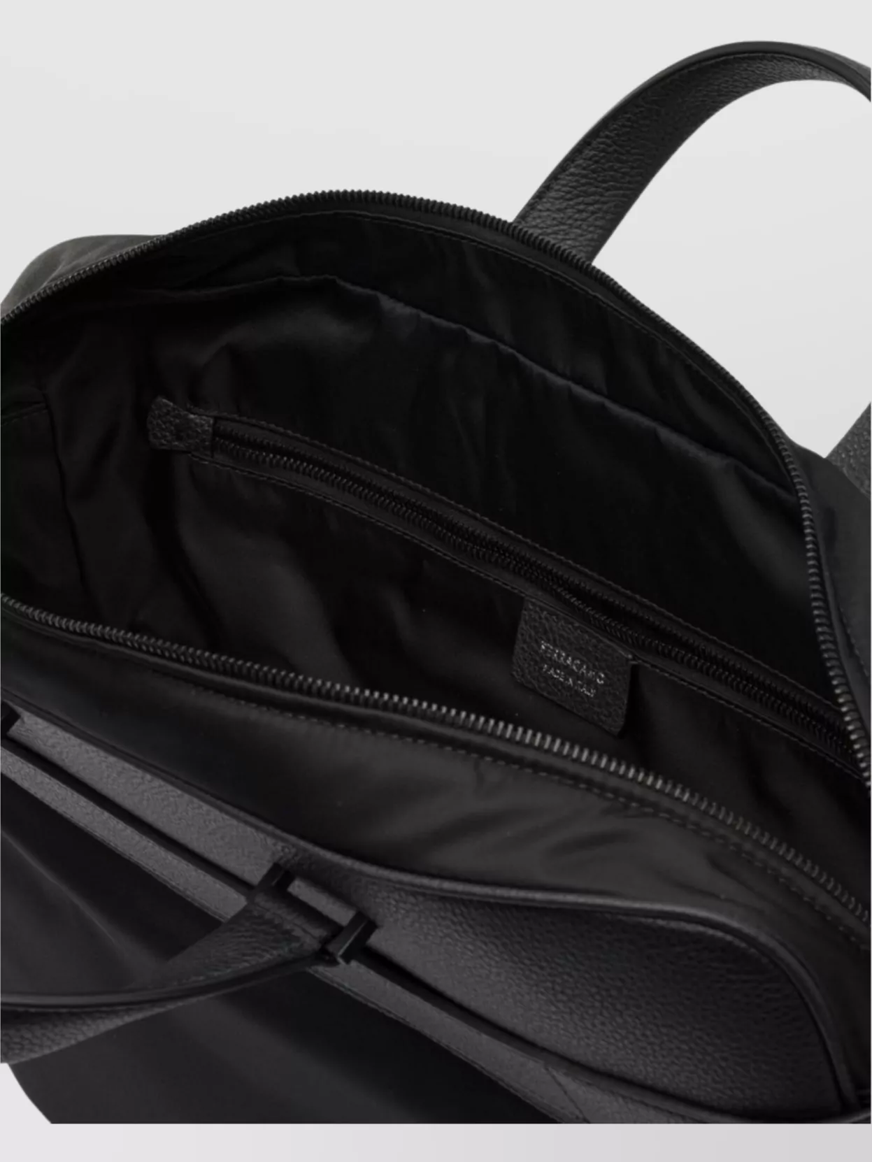 Ferragamo Shoulder Strap And Top Handles Bag