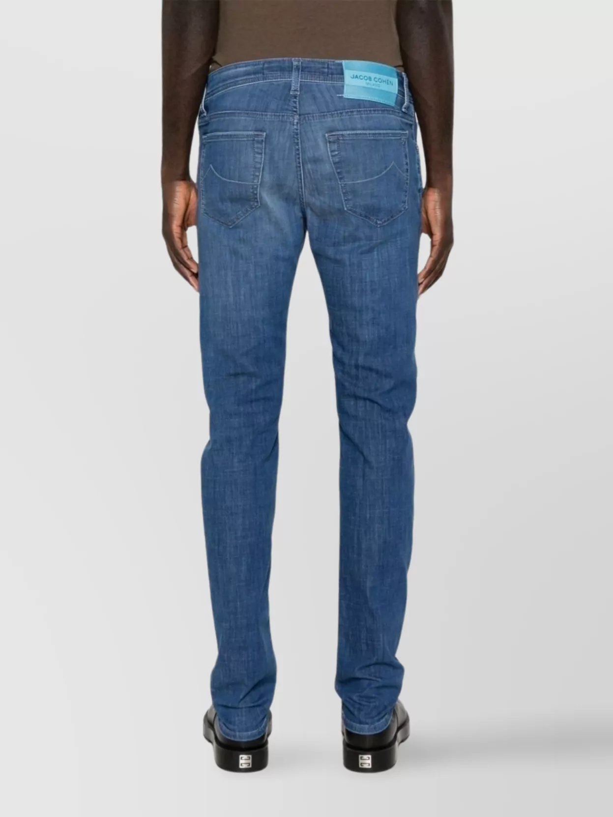Jacob Cohen Slim Faded Effect Jeans With Belt Loops