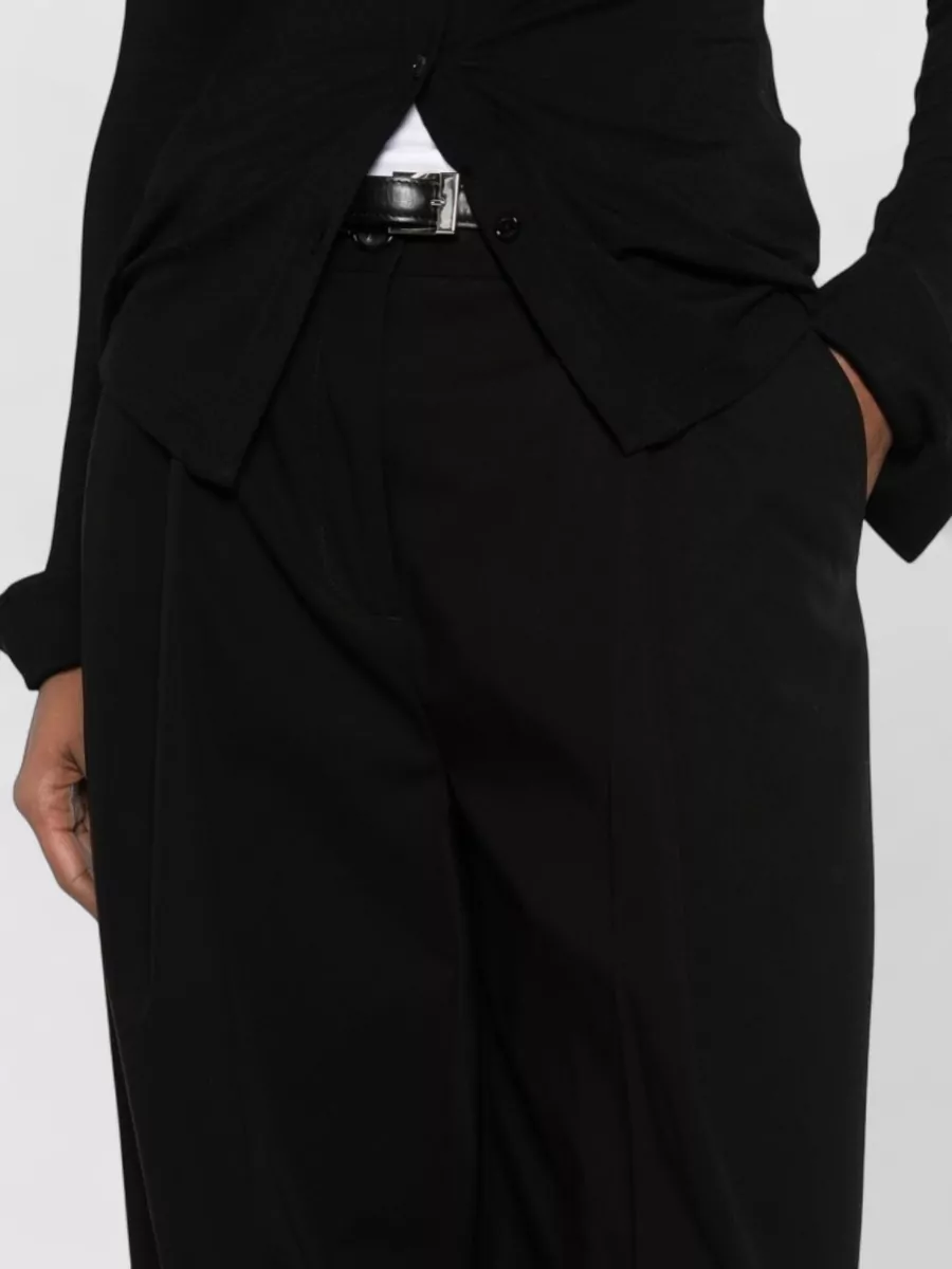 Totême Pleated Wide-Leg Suit Trousers