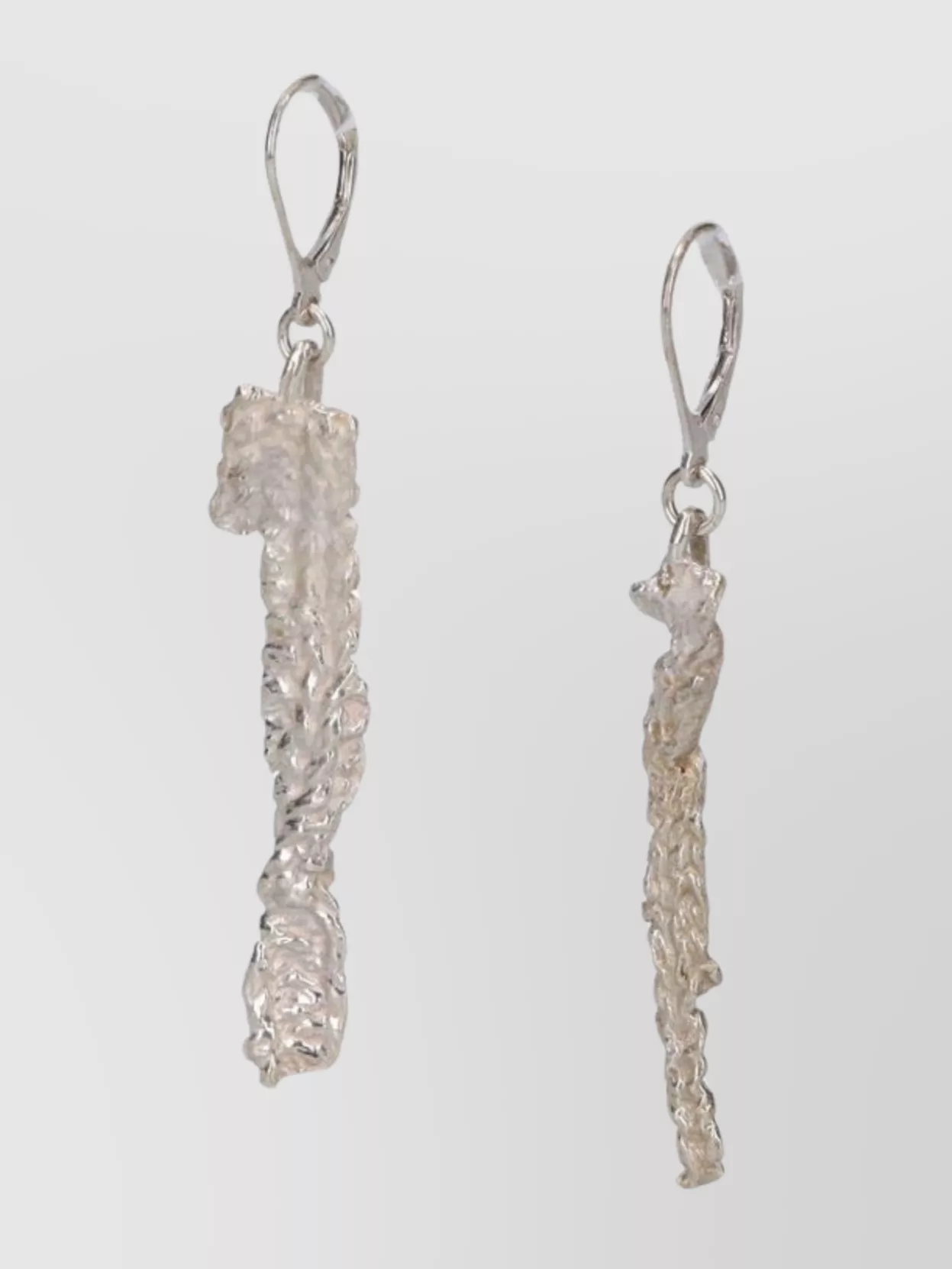 Our Legacy Stylish Dangling Earrings Textured Finish