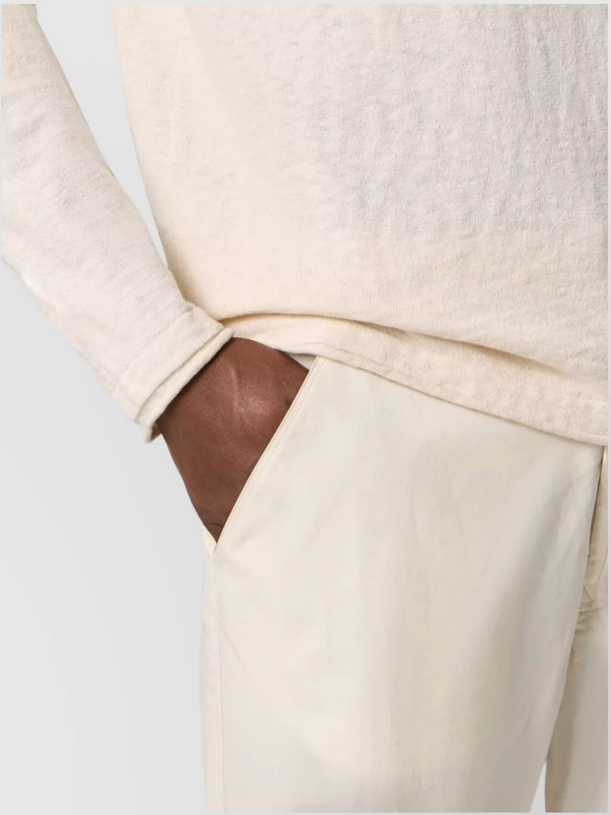 Stone Island Badge Left Leg Chino Trousers