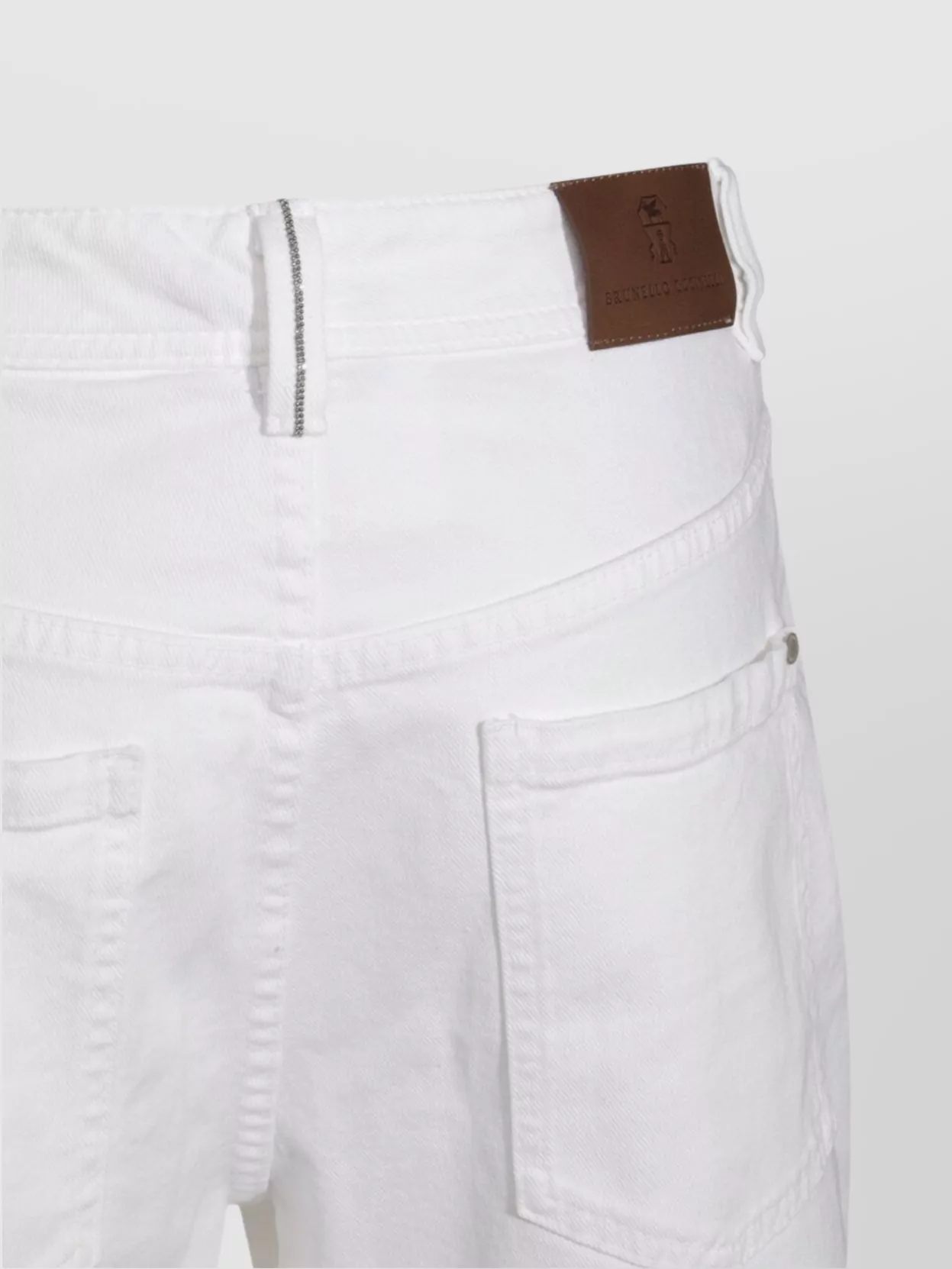 Brunello Cucinelli Straight Trousers With Front And Back Pockets