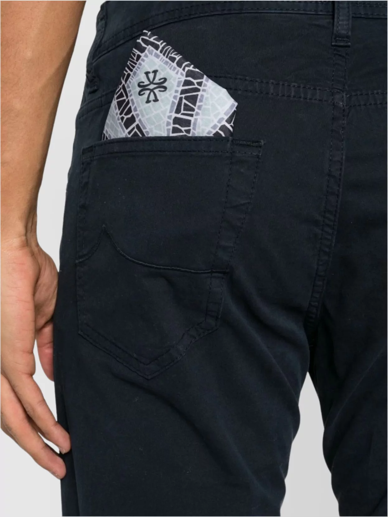 Jacob Cohen Five Pocket Trousers Featuring Back Pockets