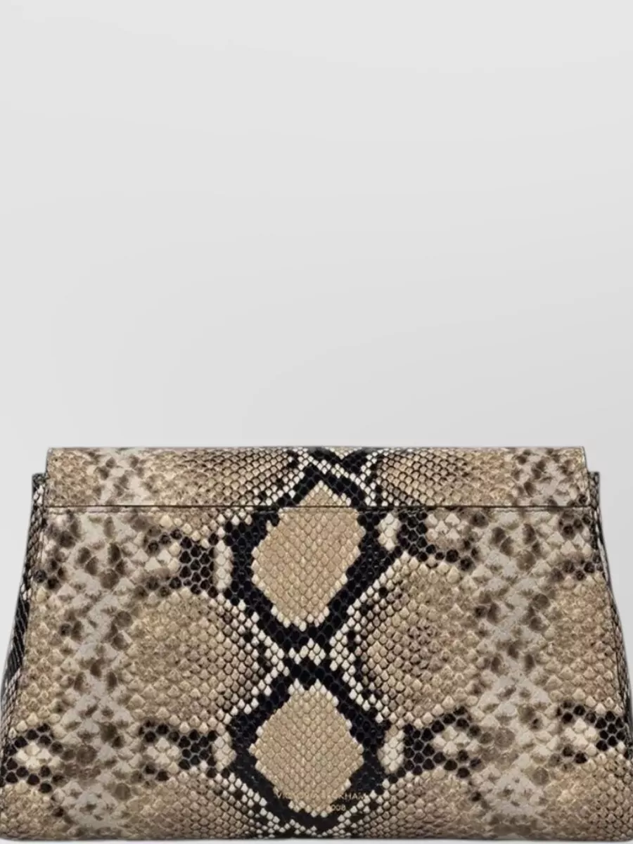 Victoria Beckham Dorian Leather Clutch Bag