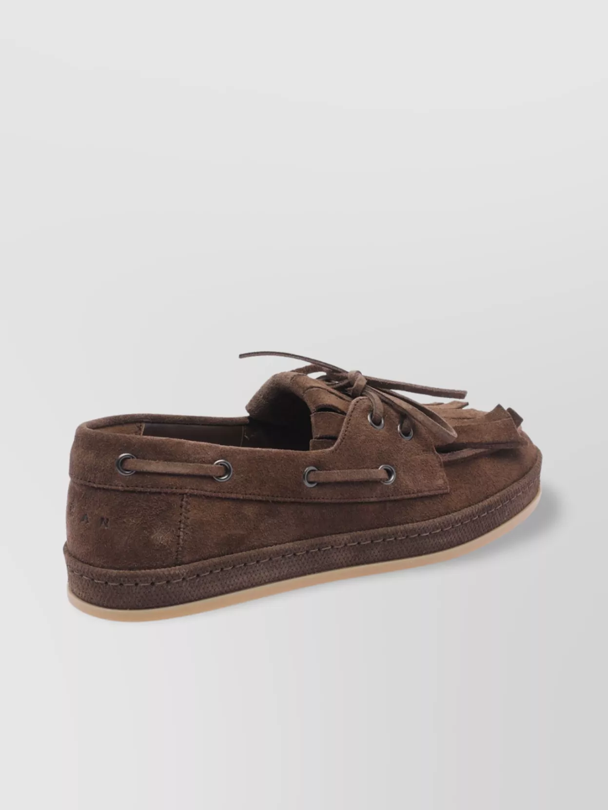 Hogan Eyelet And Fringe Detail Loafers