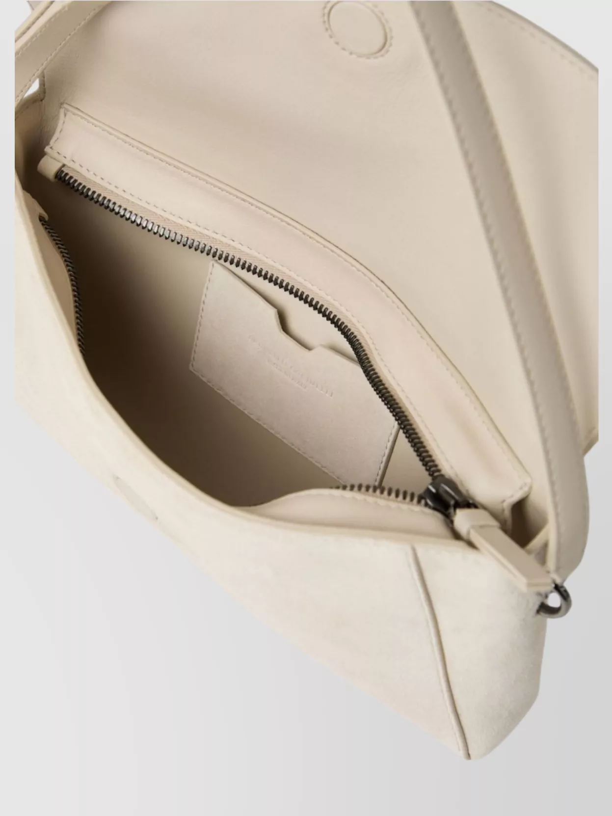 Brunello Cucinelli Adjustable Strap Suede Finish Shoulder Bag
