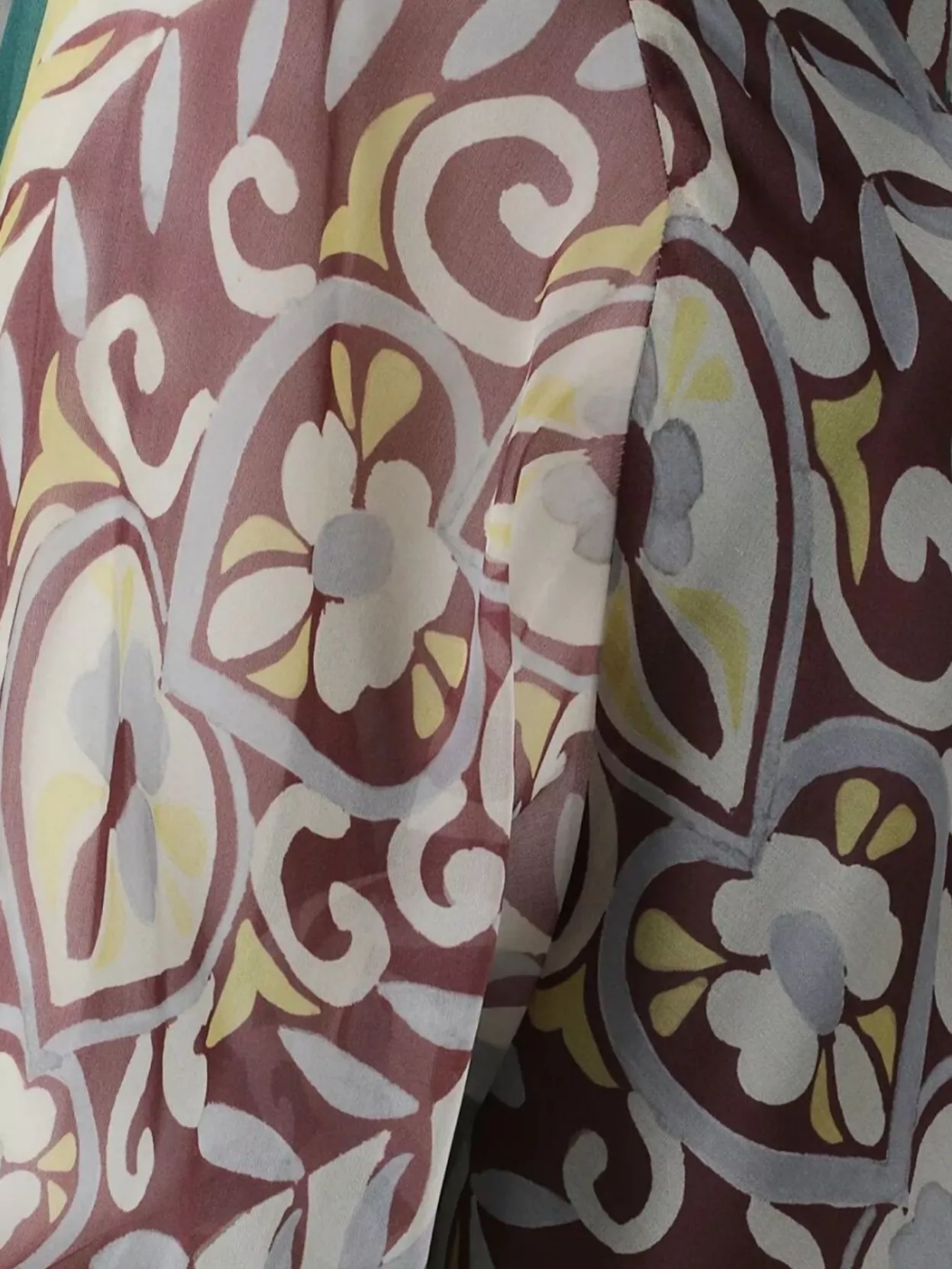 Etro Maxi Dress Featuring Side Panels And Bat Sleeves