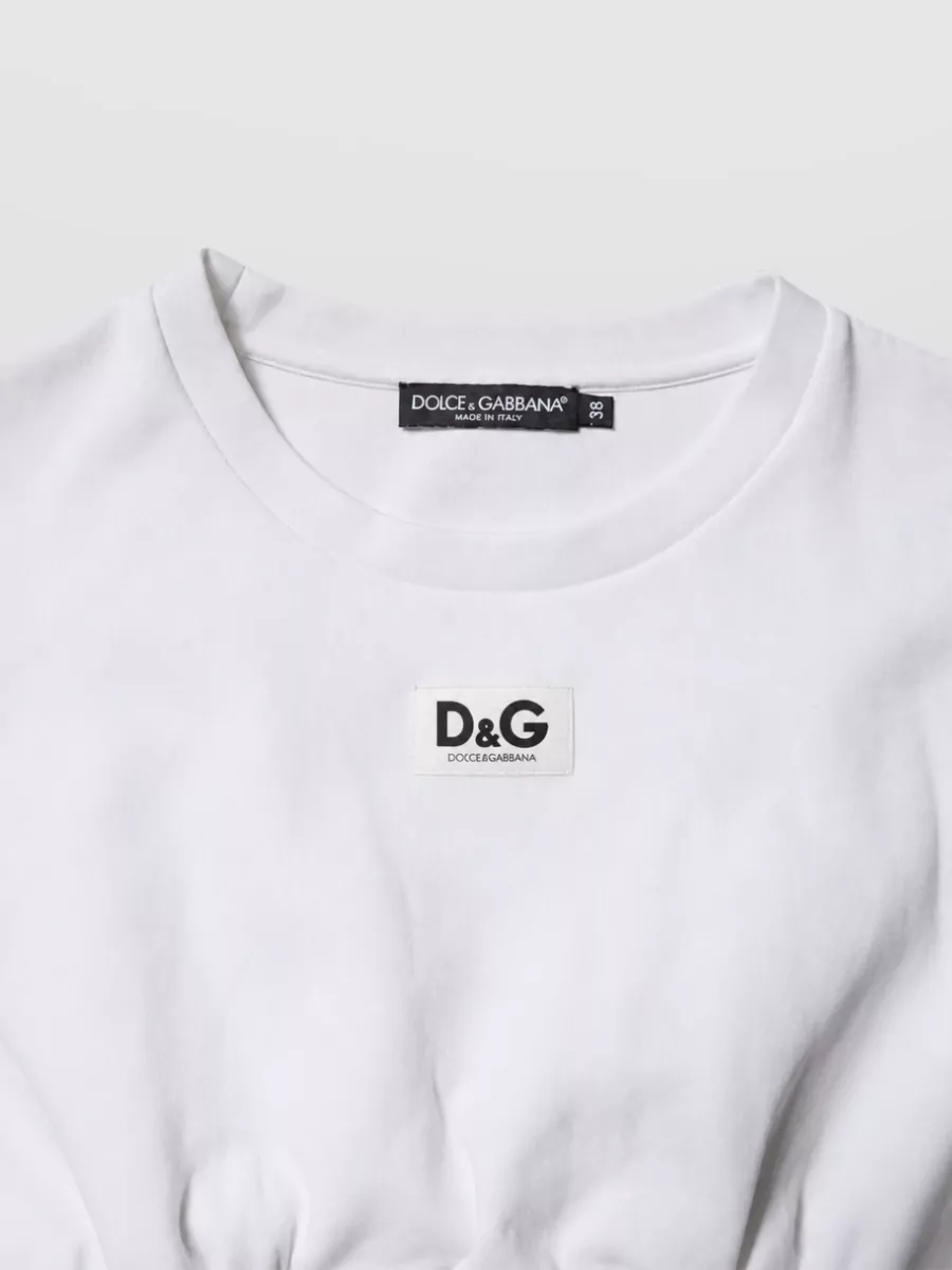 Dolce&Gabbana Cotton Blend Corset Blouse