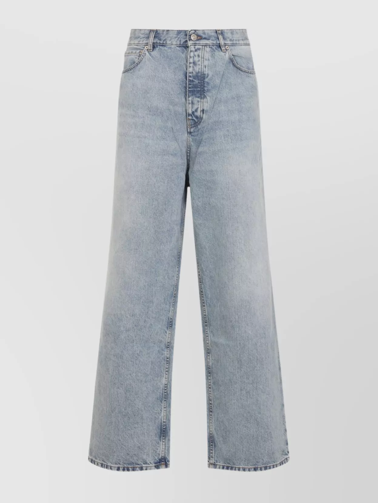 Balenciaga Light Blue Denim Jeans In Classic