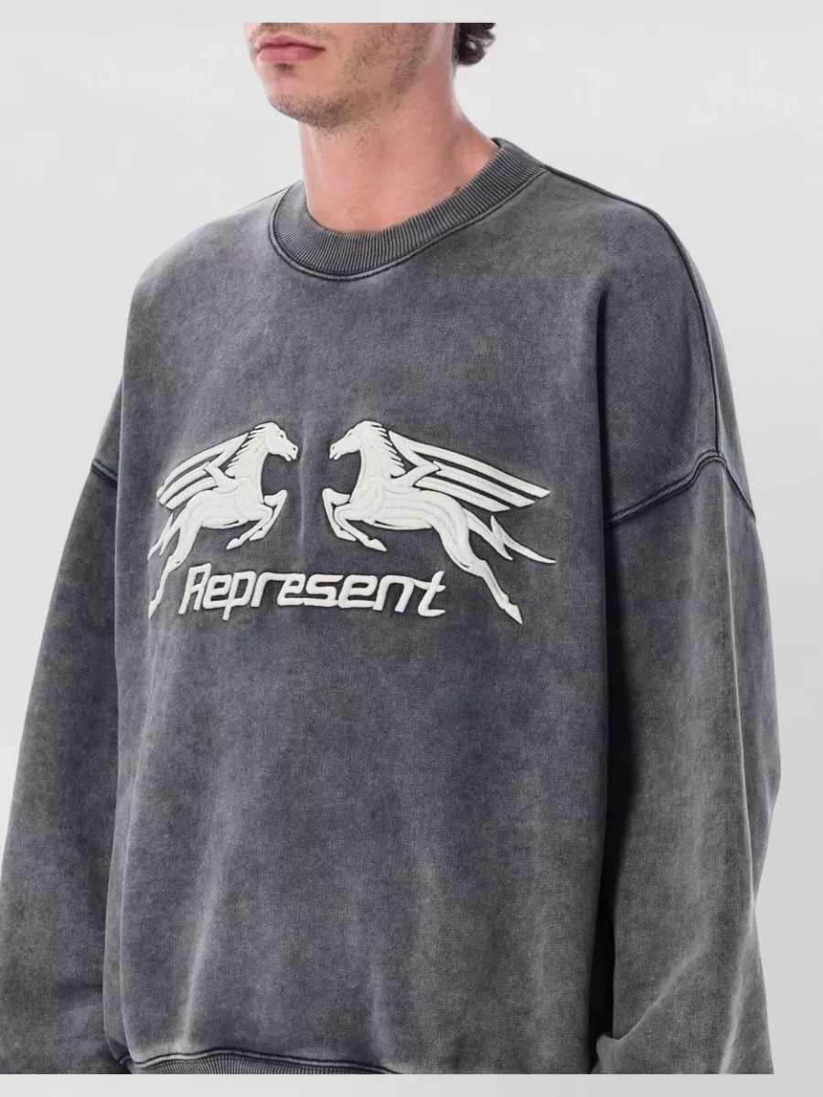 Represent Cotton Relaxed-Fit Sweatshirt