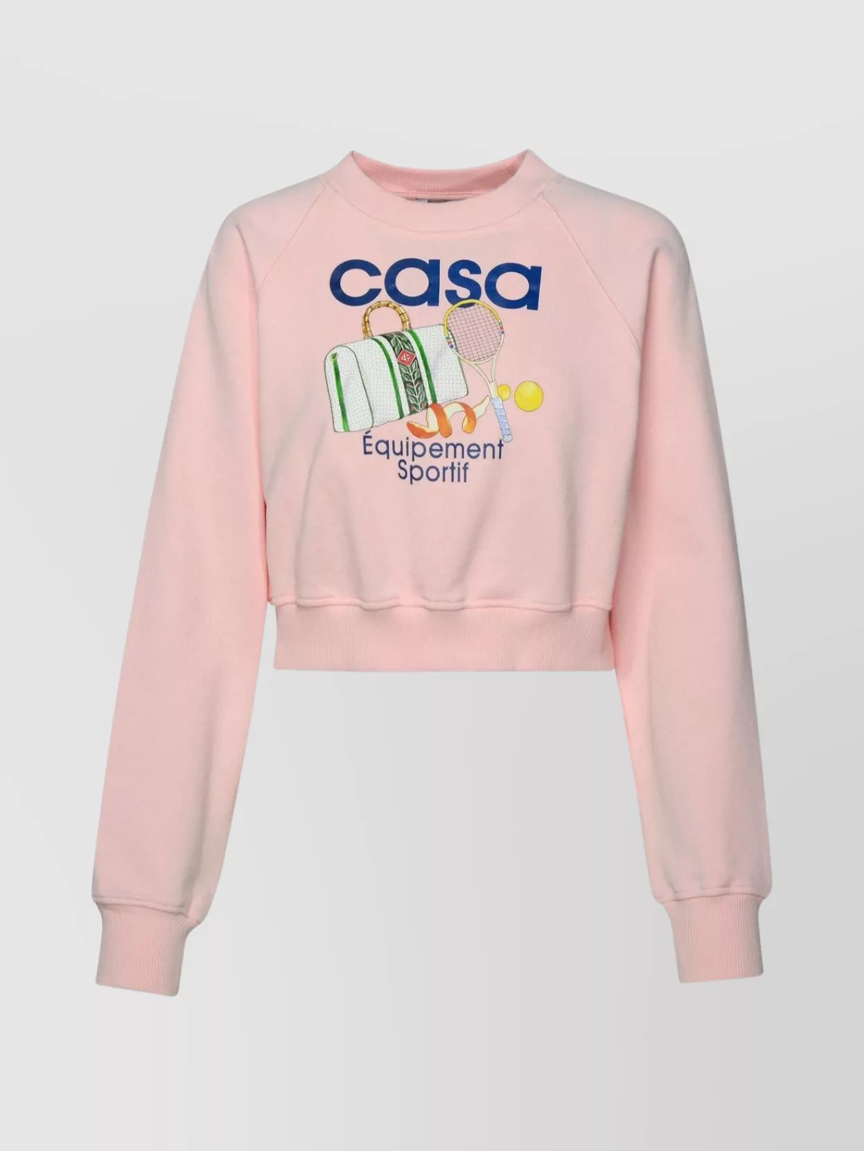 Shop Casablanca "sports Equipment" Organic Cotton Sweatshirt