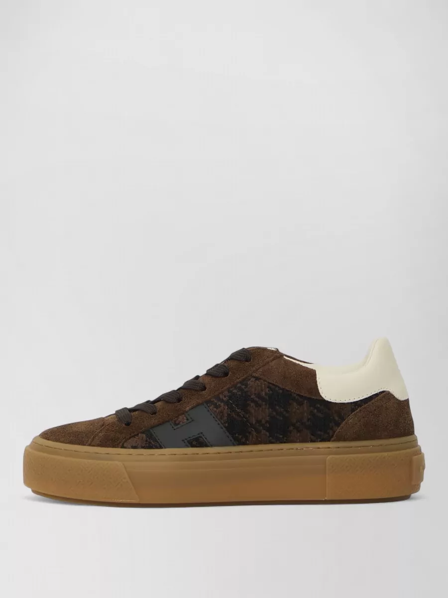Hogan Calfskin Lace-Up Sneakers