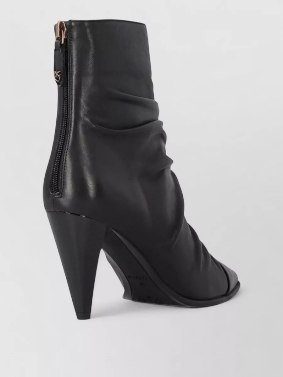 Pinko Leather Ankle Boots