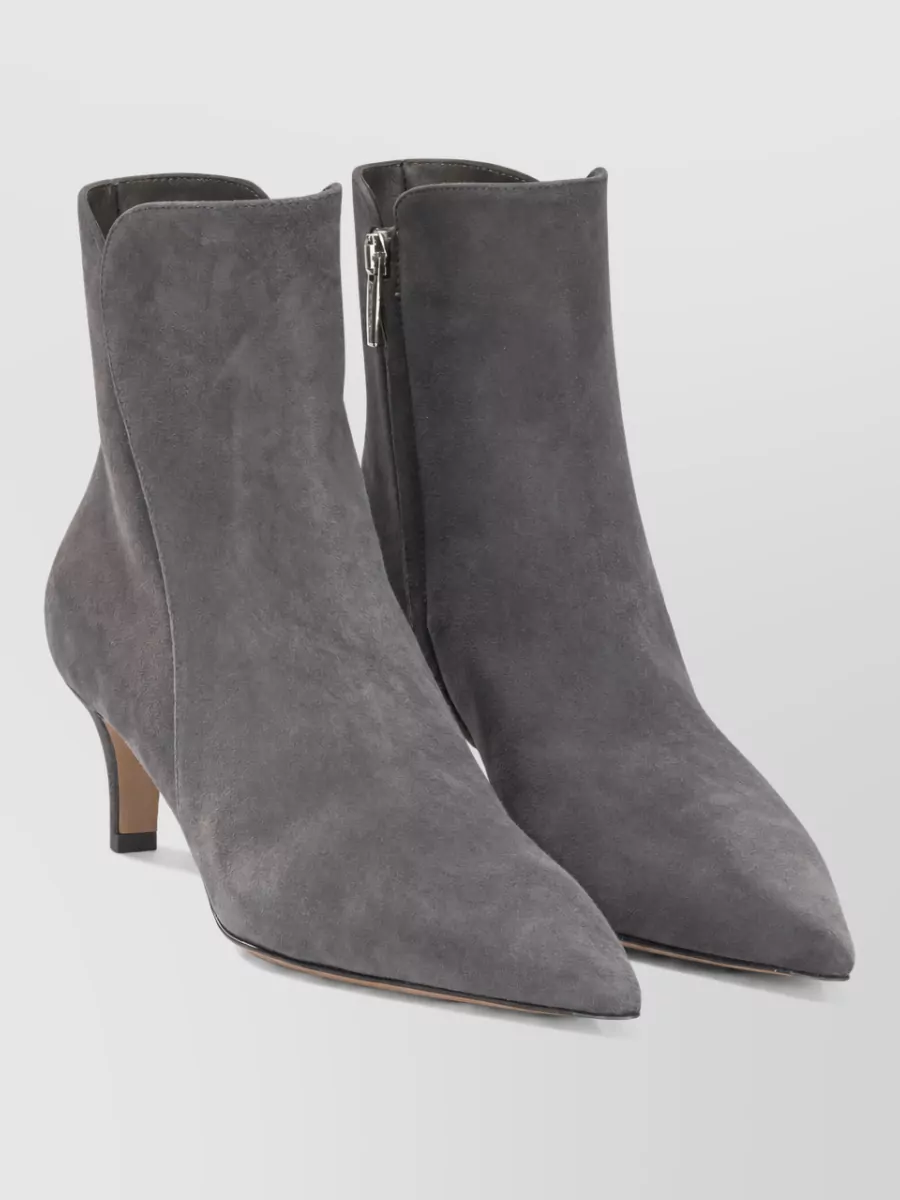 Gianvito Rossi suede leather ankle boots