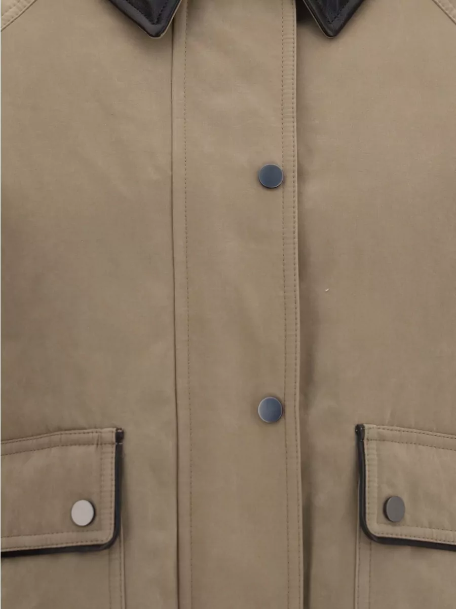 Brunello Cucinelli Down Padded Single Breasted Coat