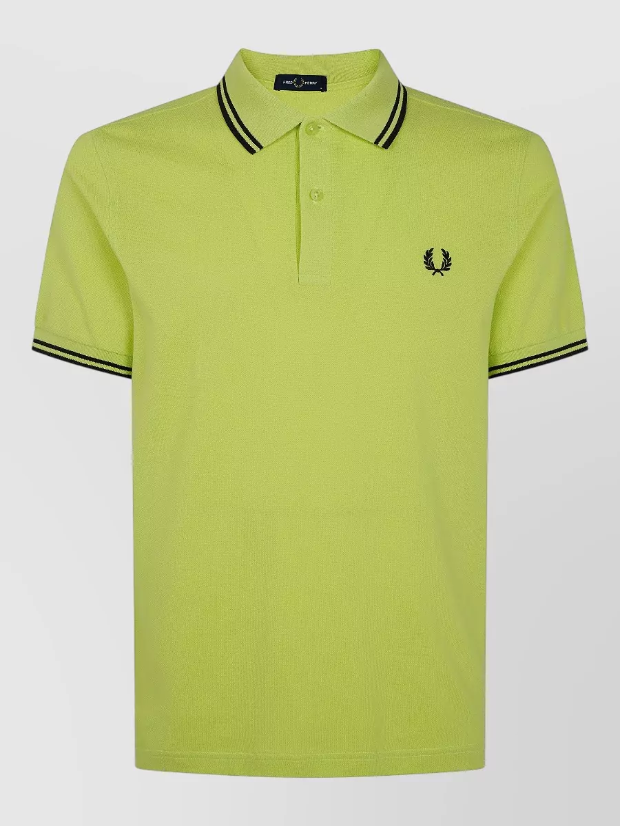 Fred Perry cotton logo polo shirt