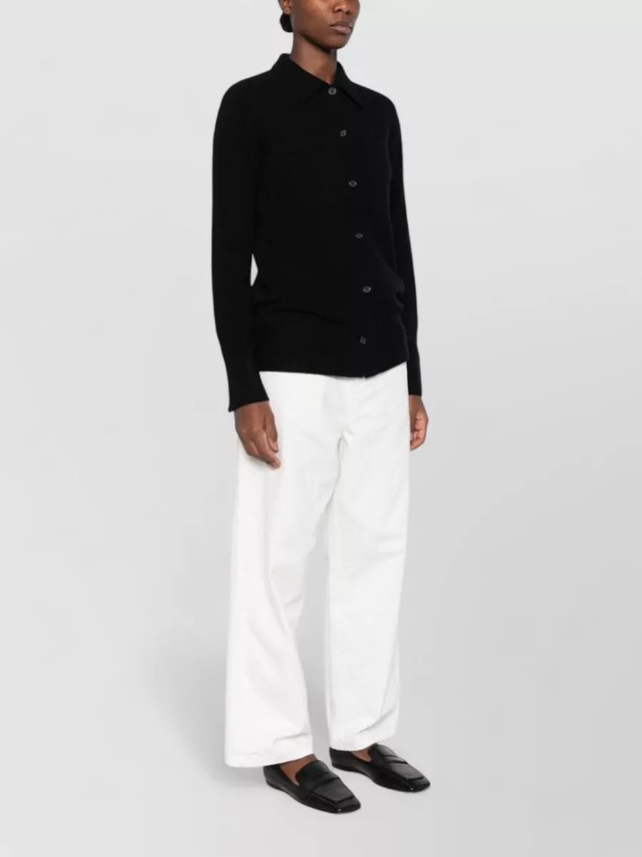 Totême Cashmere Fine-Knit Shirt Jacket