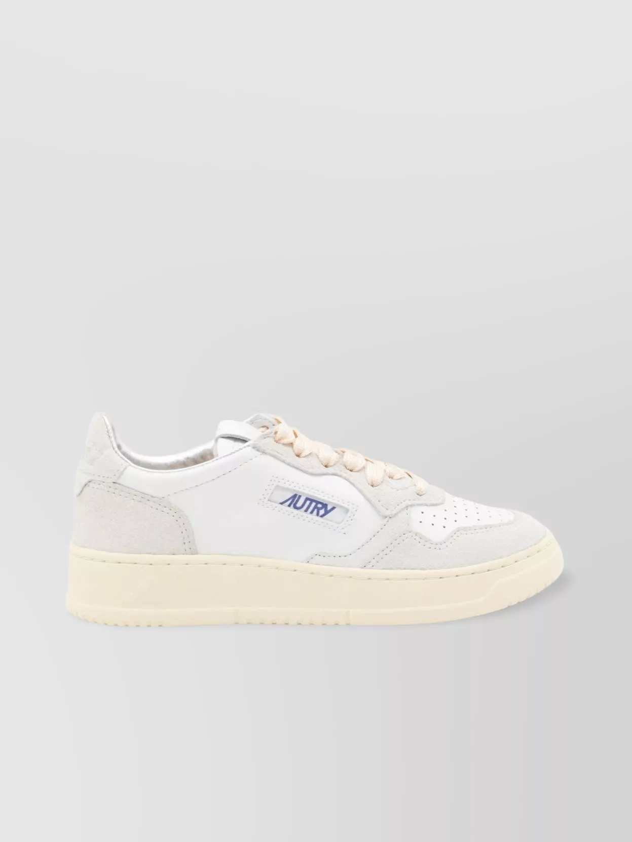 Autry Low Top Perforated Detailing Sneakers In Neutral