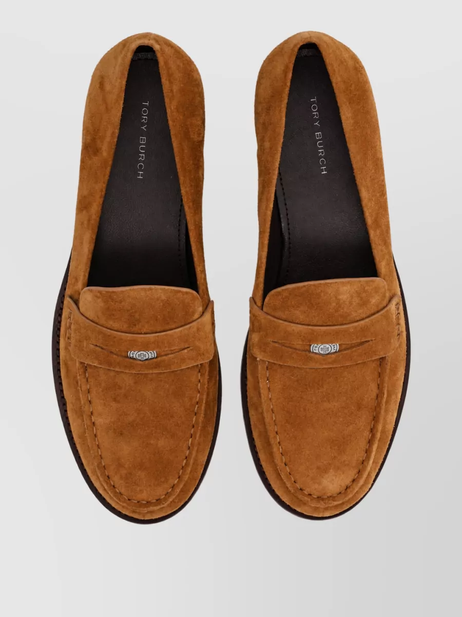 Tory Burch Leather Penny Loafers