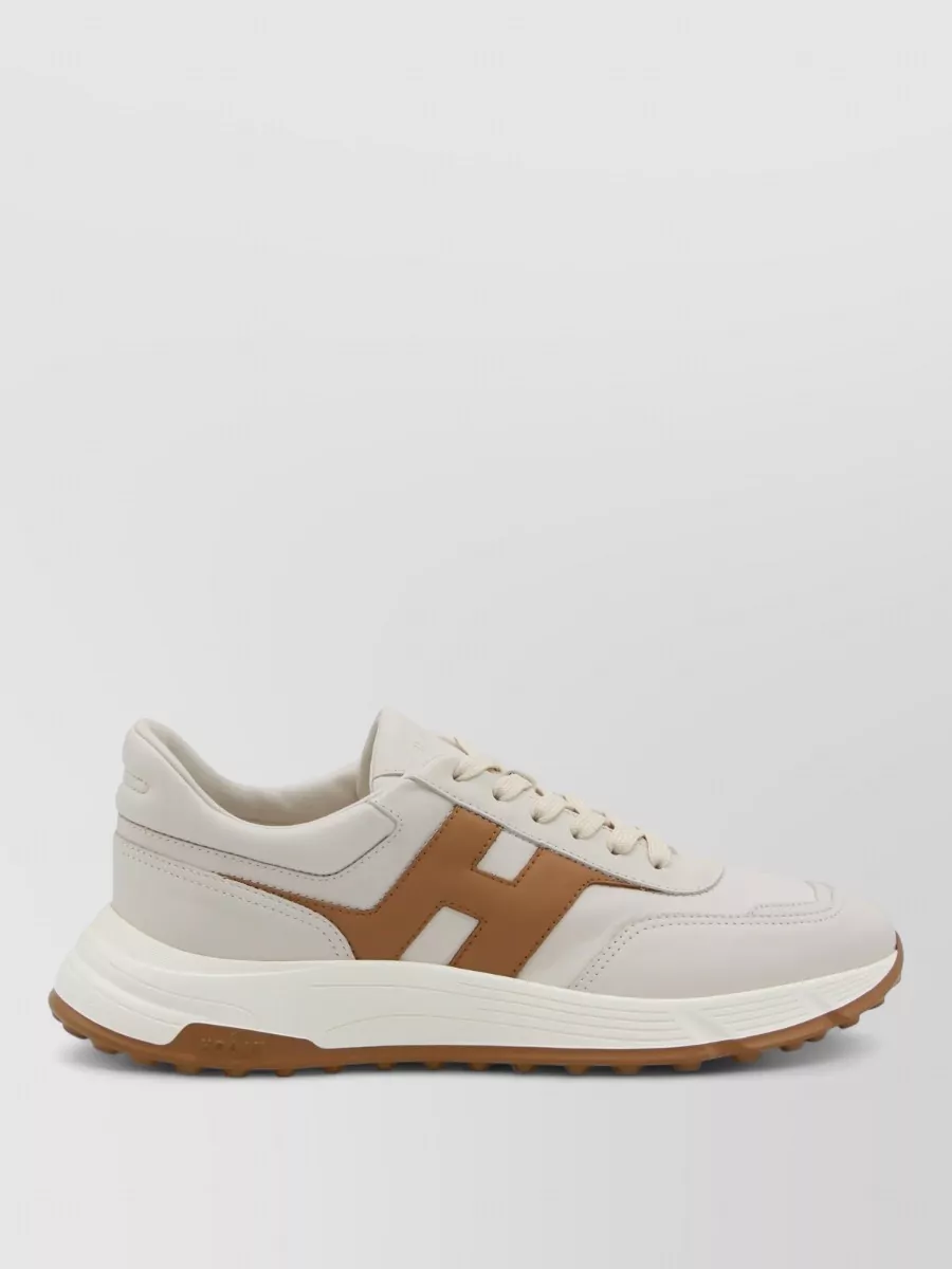Hogan Casual Sneakers With Contrasting Rubber Sole
